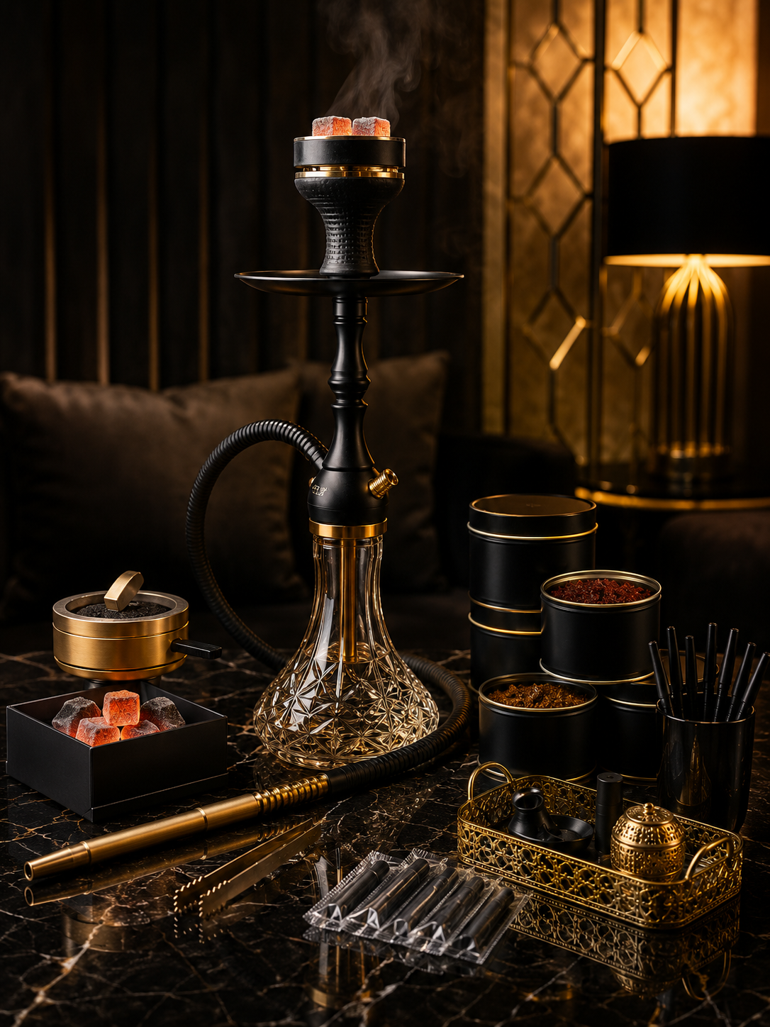 Premium shisha setup delivered to your home